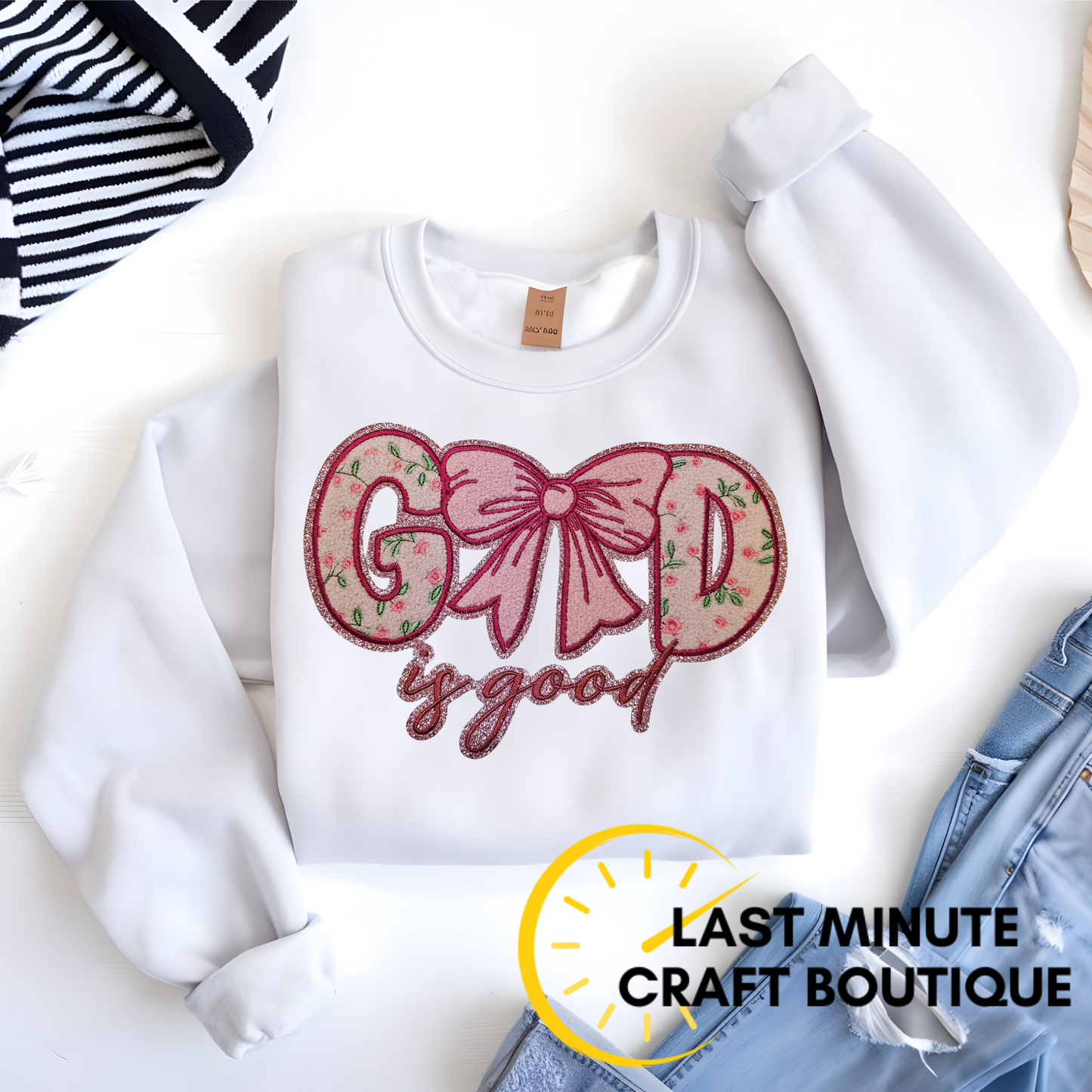 "God is Good" Patch - Crewneck