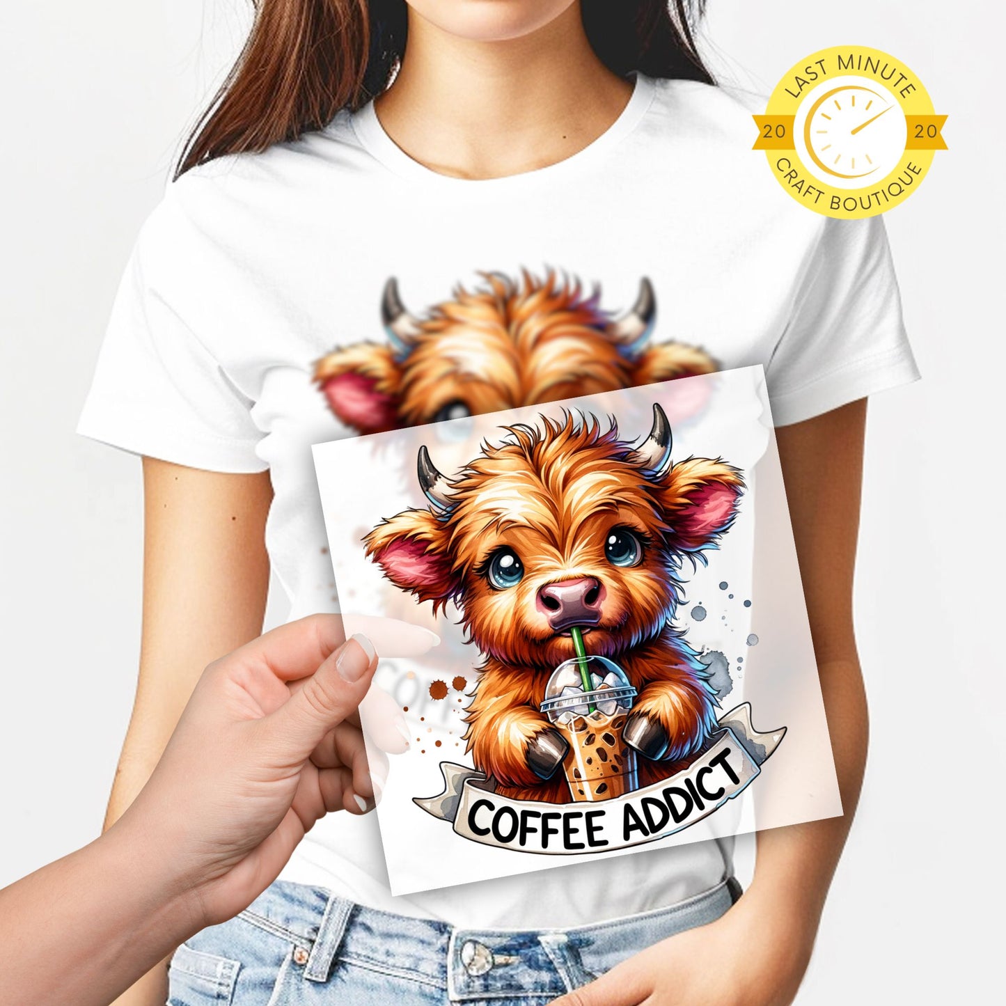 Coffee Addict Cow