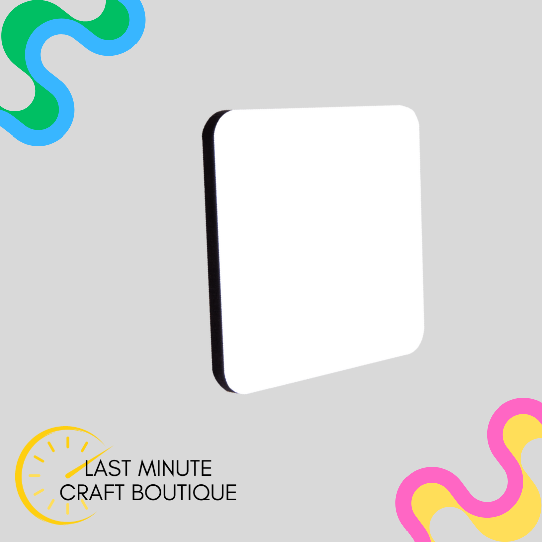 MDF Coaster with Cork Back