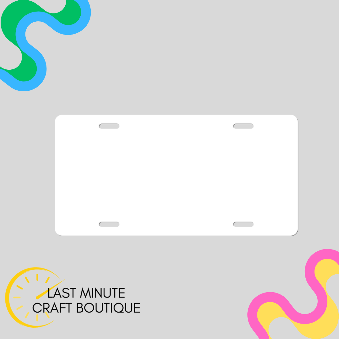 Blank- License Plate