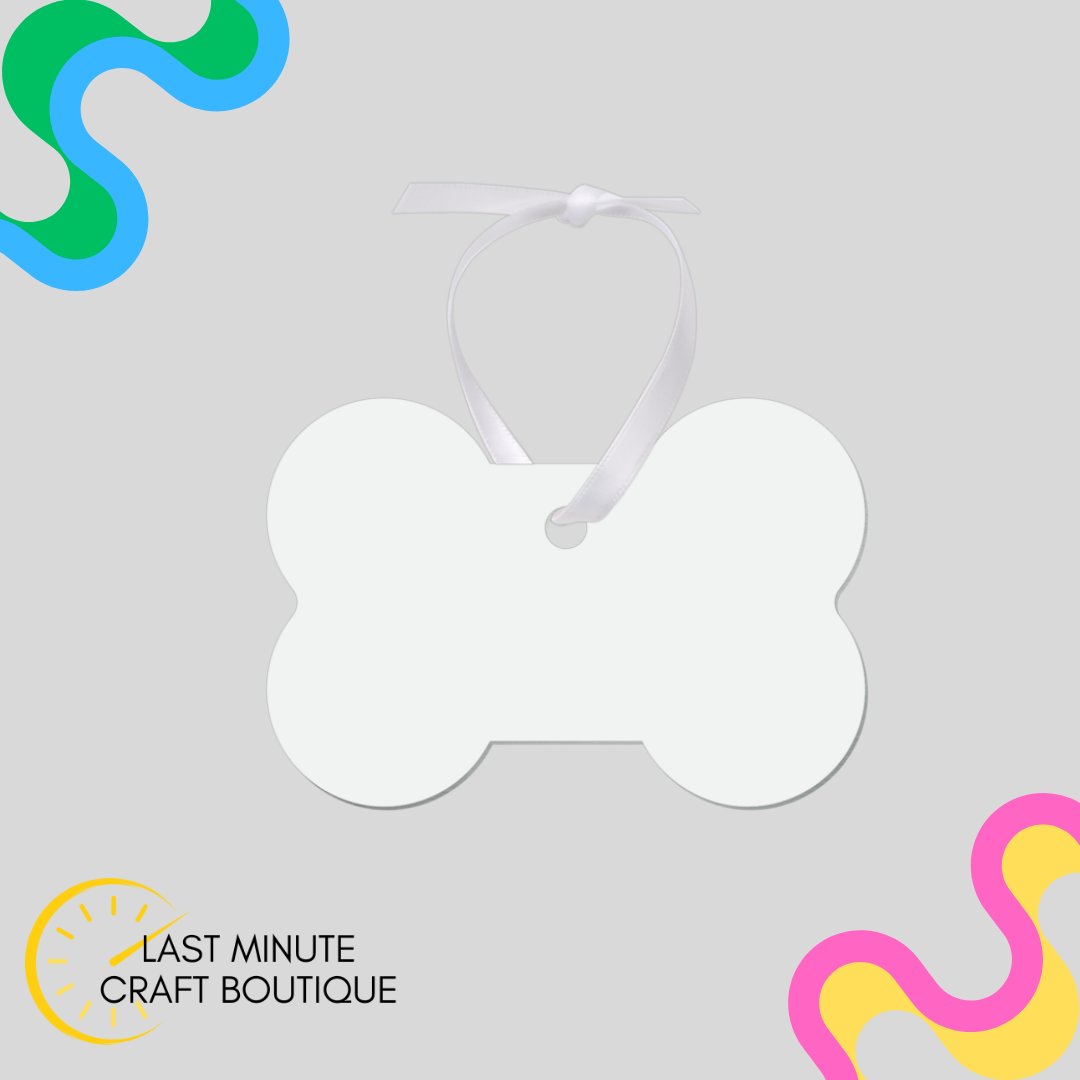 Blank- Dog Bone Ornament