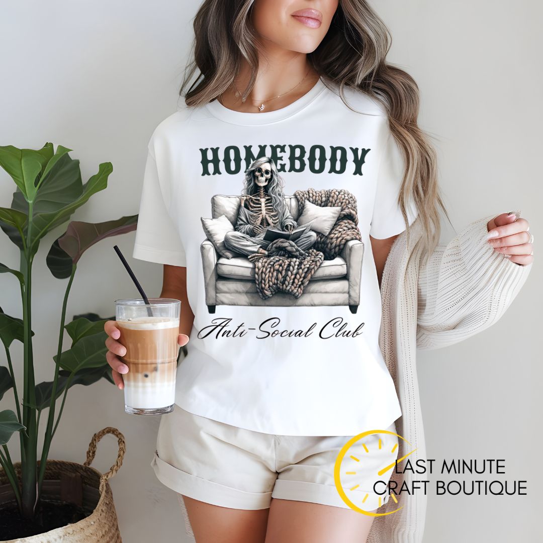 Homebody Anti Social Club- Tshirt