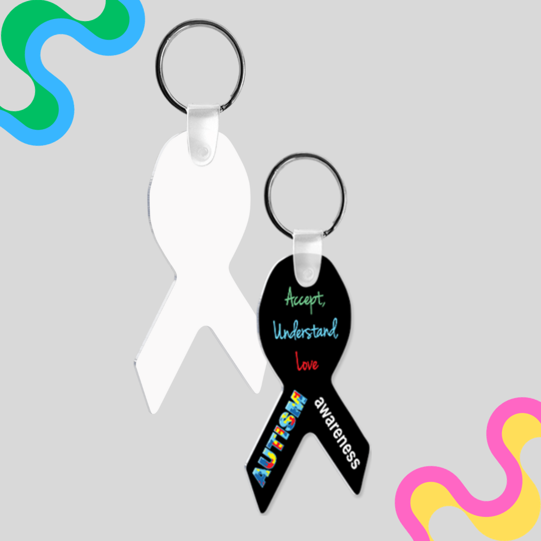 Awareness Keychain (2 sided)