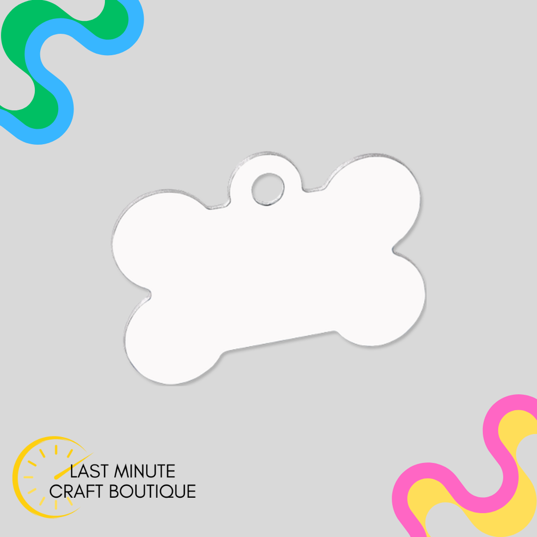 Blank- Dog Bone Pet Tag