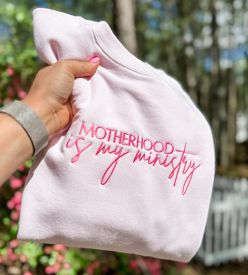 Embroidery- Motherhood is my Ministry