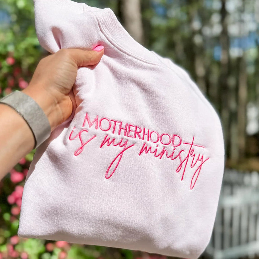 Embroidery- Motherhood is my Ministry