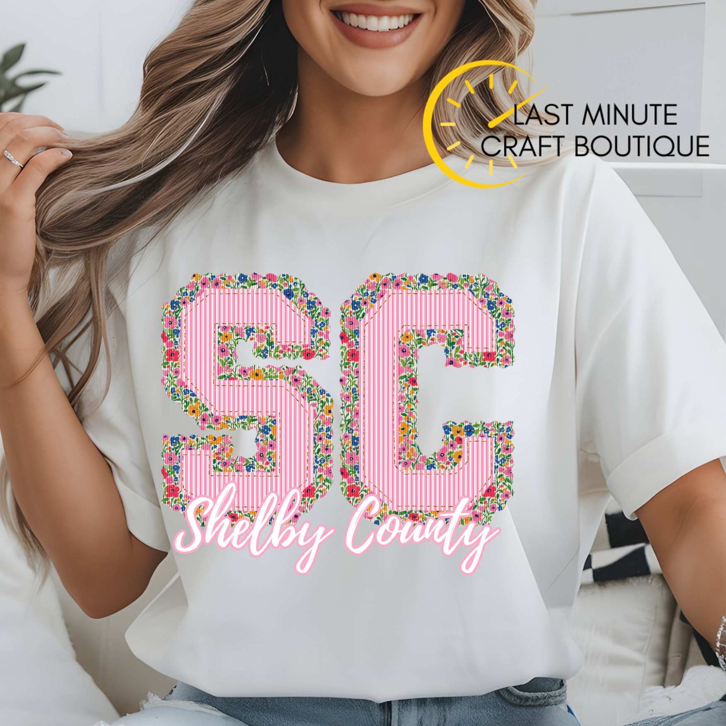 Prepster Foral Tshirt- Shelby County
