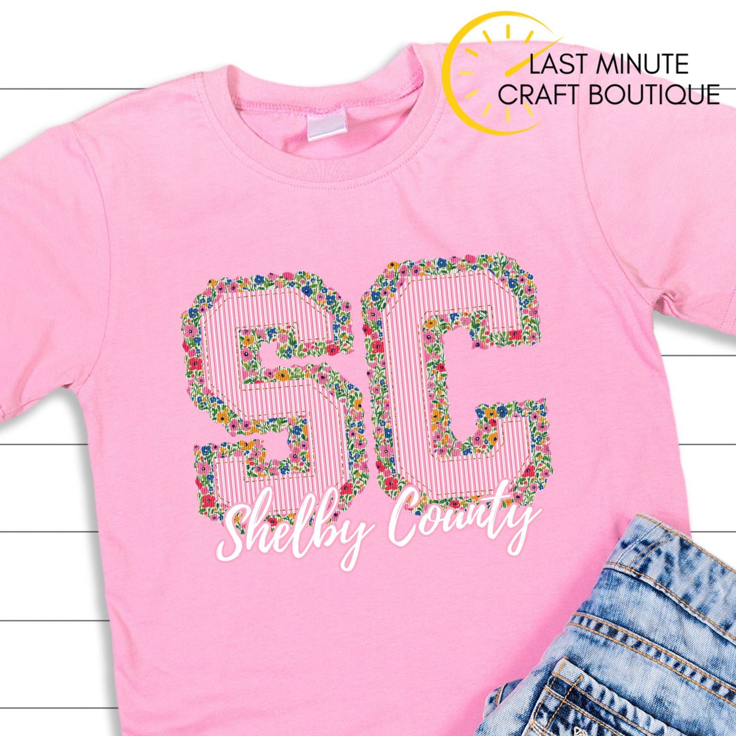 Prepster Foral Tshirt- Shelby County