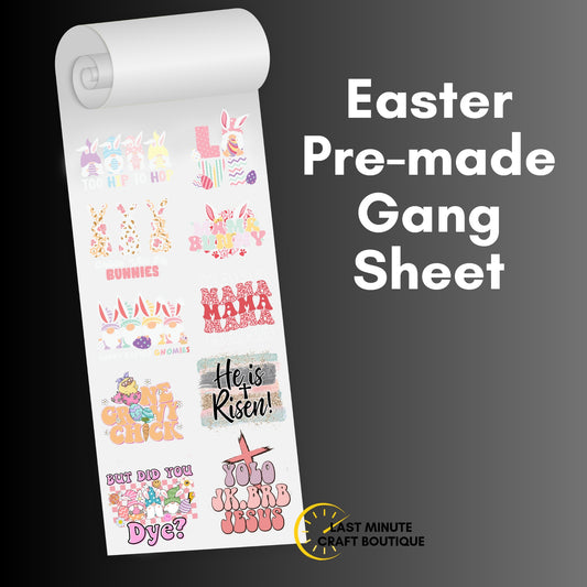 Easter Pre-made Gang Sheet
