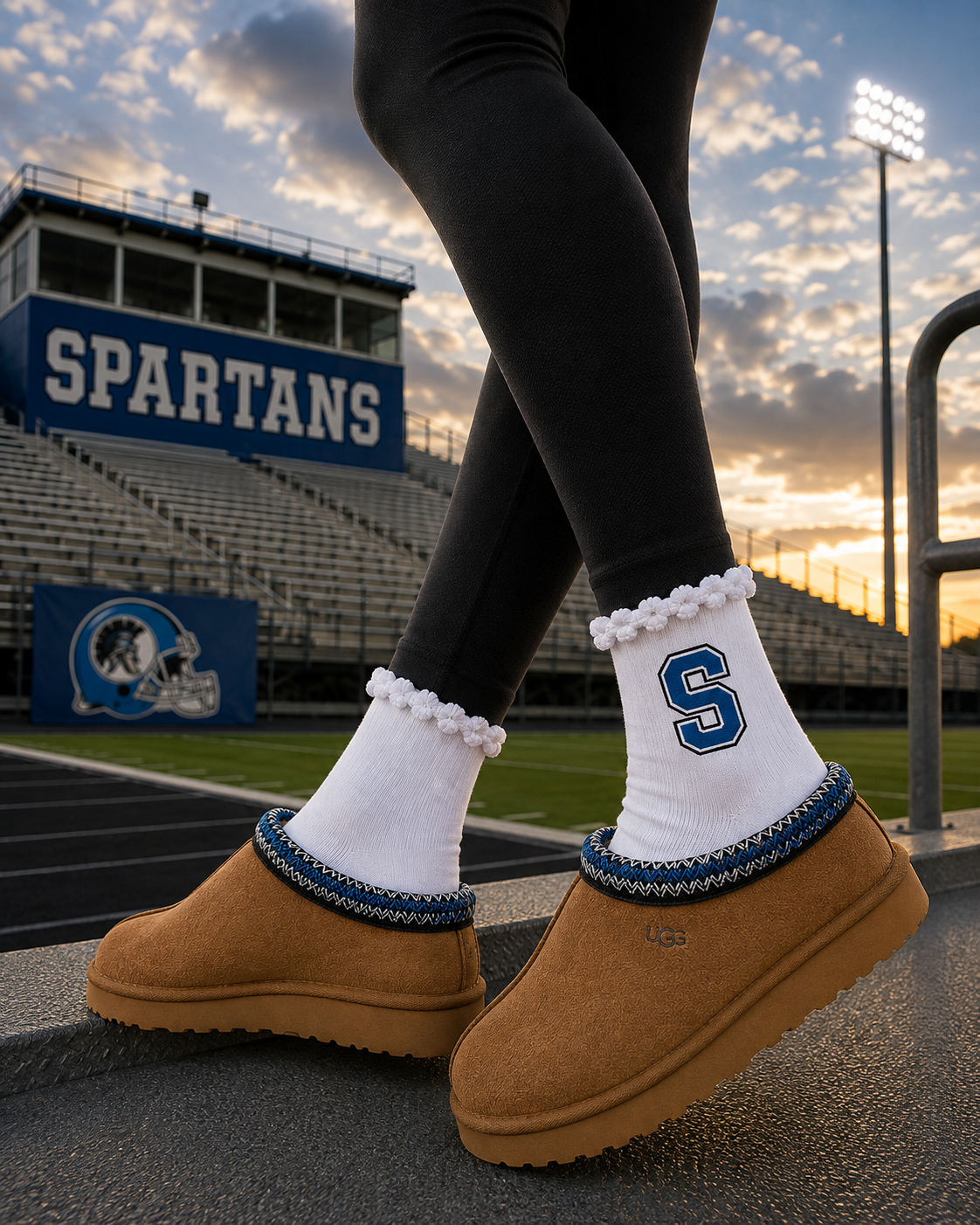 PREORDER BY 9/4/26- School/teams embroidery socks