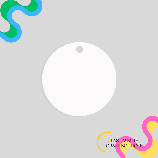 Blank- Circle Ornament