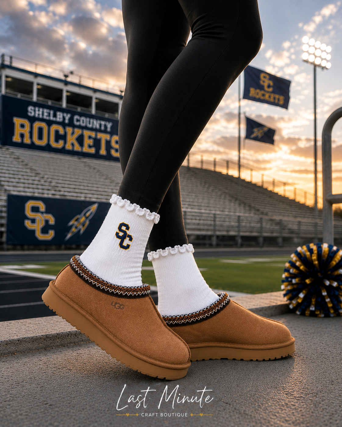 PREORDER BY 9/4/26- School/teams embroidery socks