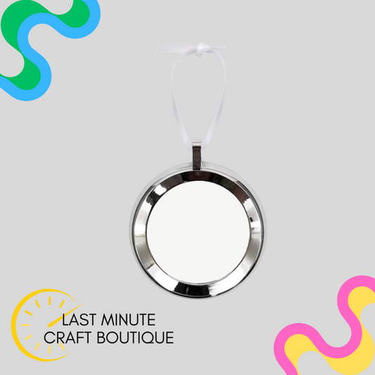 Blank- Framed Circle Ornament