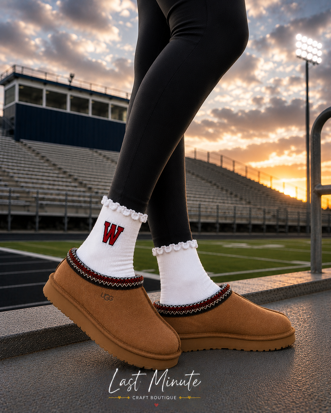 PREORDER BY 9/4/26- School/teams embroidery socks