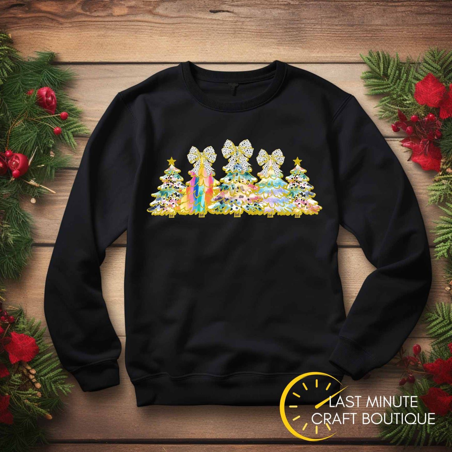 Crewneck Xmas Trees