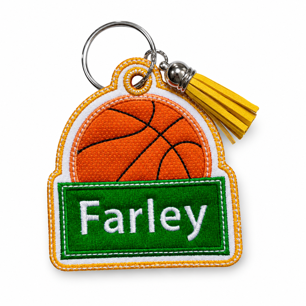 Embroidery- Basketball Bag Tag