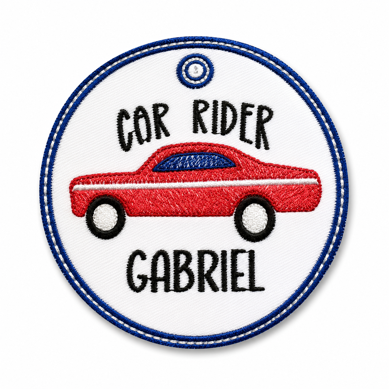 Embroidery- Car Rider Bag Tag