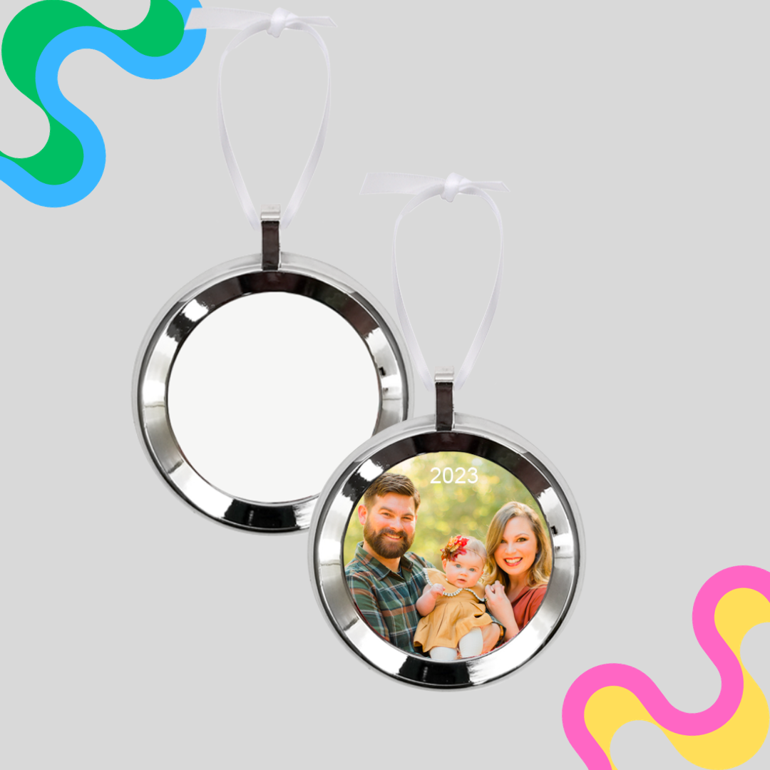 Framed Circle Ornament