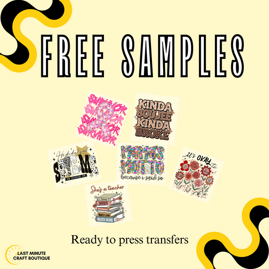 FREE SAMPLE DTF Transfers