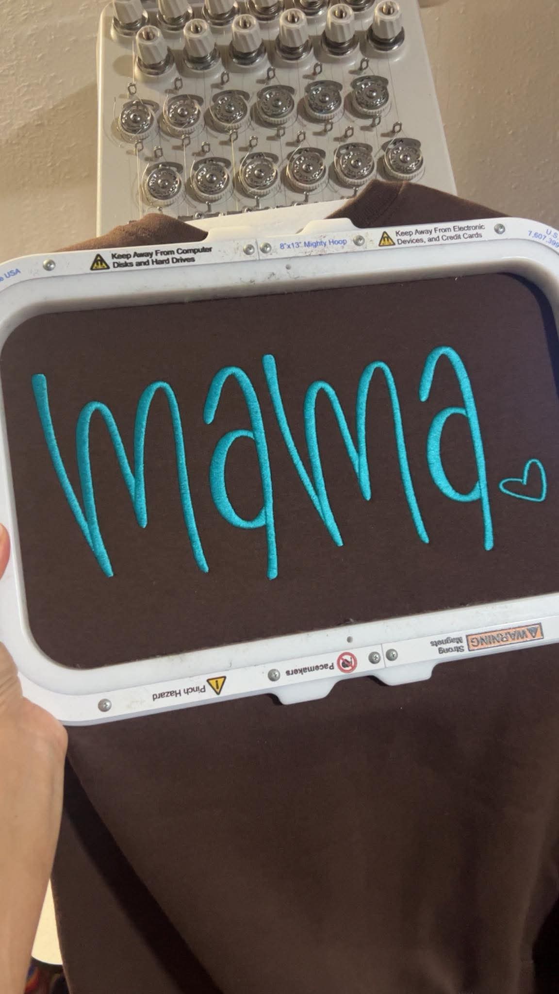 Embroidery- Handwritten Mama